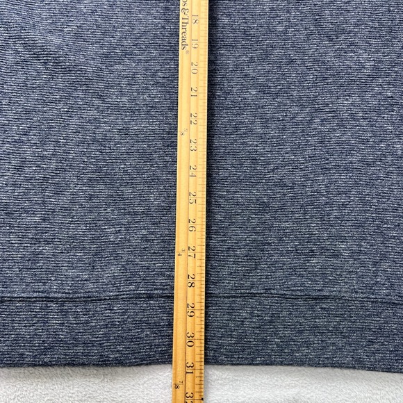 Chaps Mens XXL 1/4 Zip Pullover Blue Heather Long Sleeve Athletic Performance - Picture 8 of 9